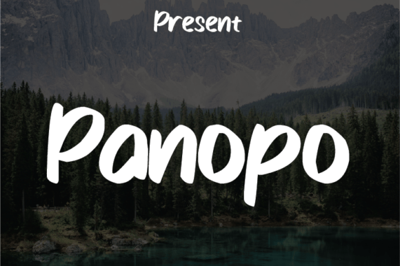 Panopo Font Panopo Font Poster 1