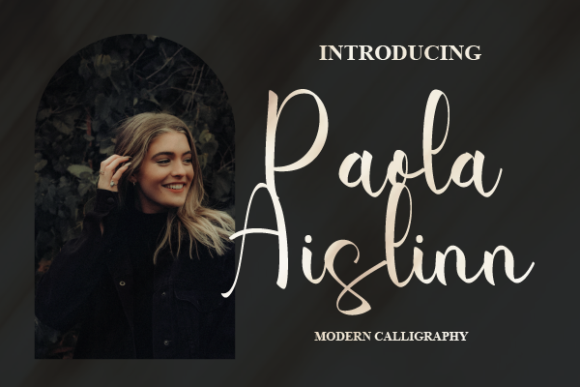 Paola Aislinn Font Paola Aislinn Font Poster 1