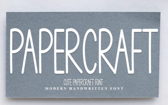 Papercraft Font