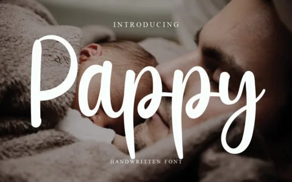 Pappy Font Pappy Font Poster 1