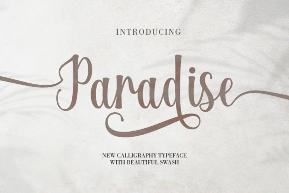 Paradise Font Poster 1