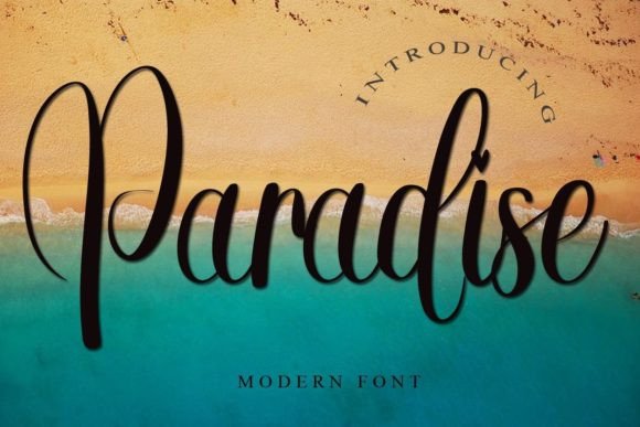 Paradise Font Poster 1