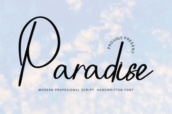 Paradise Font Poster 1