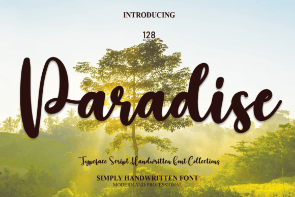 Paradise Font Poster 1