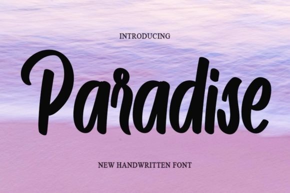 Paradise Font Poster 1