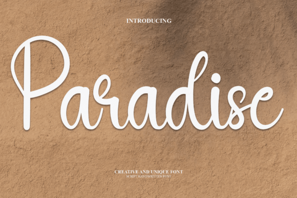 Paradise Font Poster 1