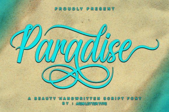 Paradise Font Poster 1