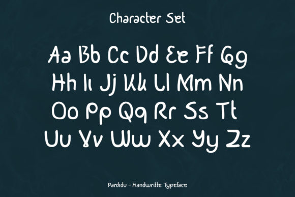 Pardidu Font Poster 2