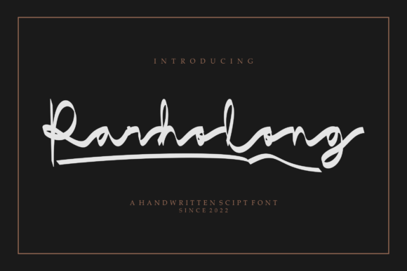 Parholong Font Poster 1