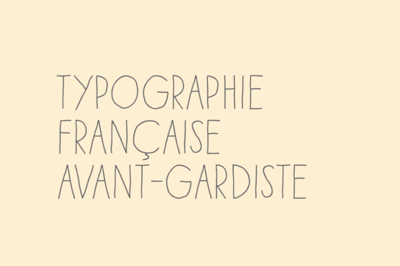 Paris Font Poster 2