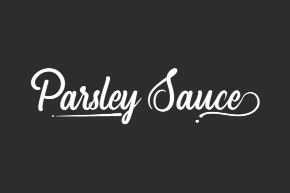Parsley Sauce Font Poster 1