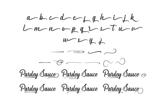 Parsley Sauce Font Poster 7