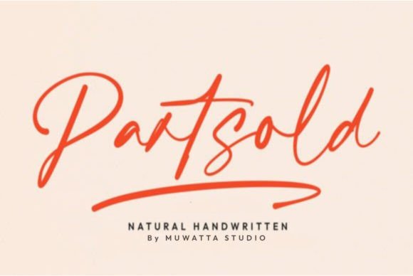 Partsold Font Poster 1