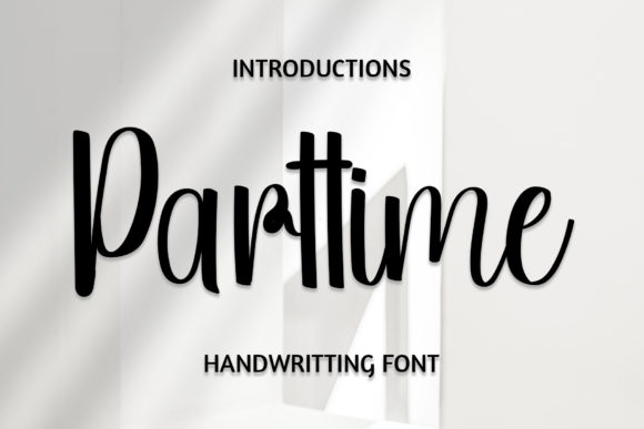 Parttime Font Poster 1