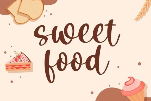Party Cake Font Poster 4