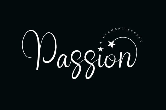 Passion Font Poster 1