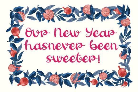 Passion Fruit Font Poster 4