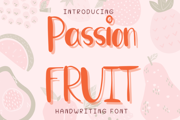 Passion Fruit Style Font Poster 1