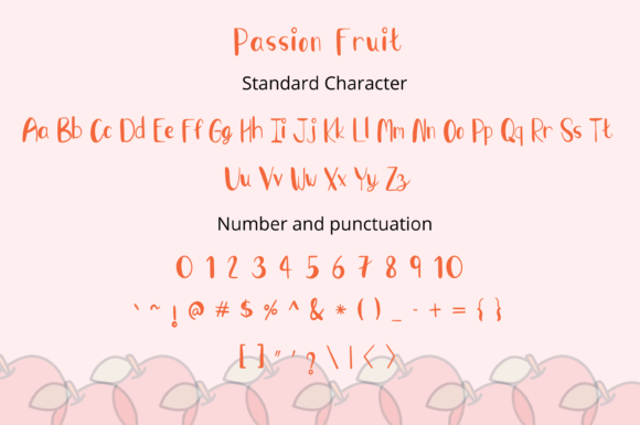 Passion Fruit Style Font Poster 3