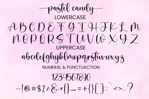 Pastel Candy Font Poster 8