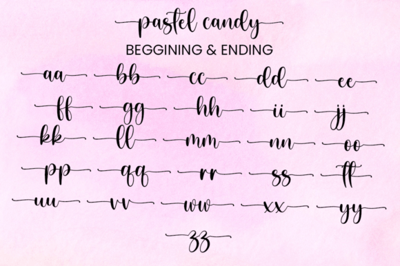 Pastel Candy Font Poster 9