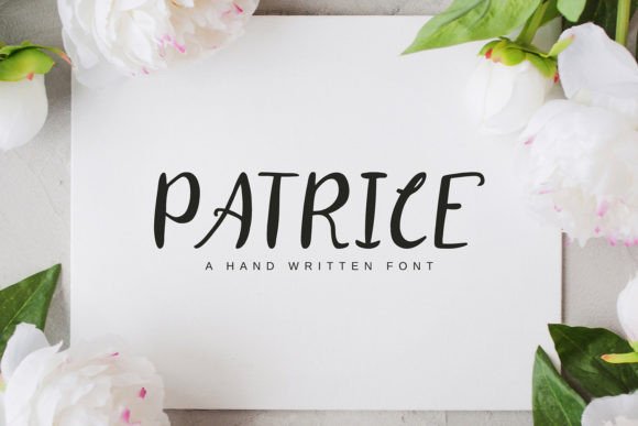 Patrice Font Poster 1