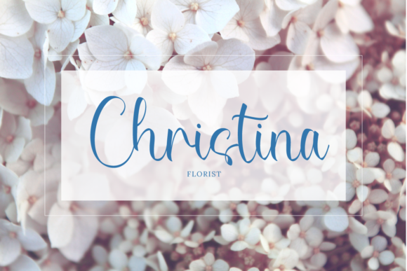 Patricia Kaitlynn Font Poster 3