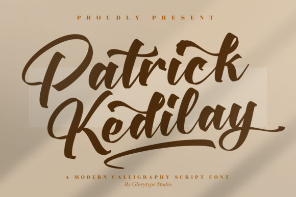 Patrick Kedilay Font Poster 1