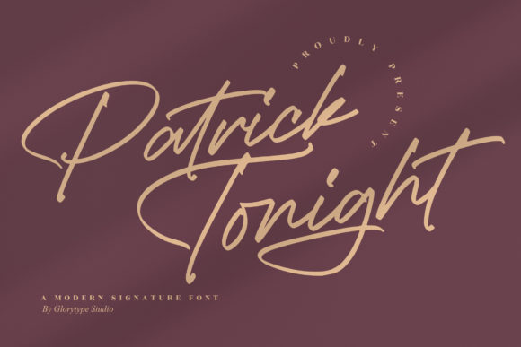 Patrick Tonight Font