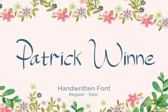 Patrick Winne Font Poster 1