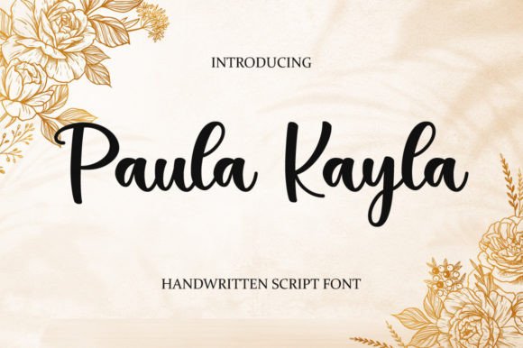 Paula Kayla Font Poster 1