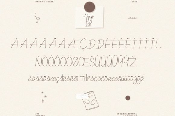 Payung Terik Font Poster 8