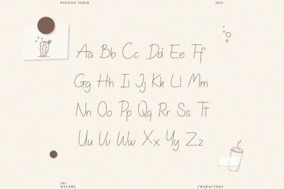 Payung Terik Font Poster 9
