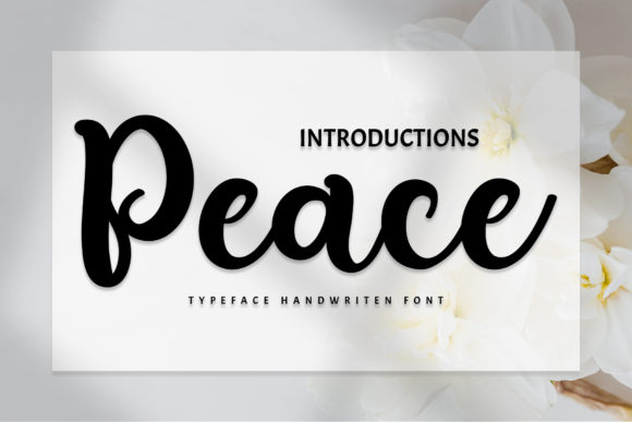 Peace Font Poster 1