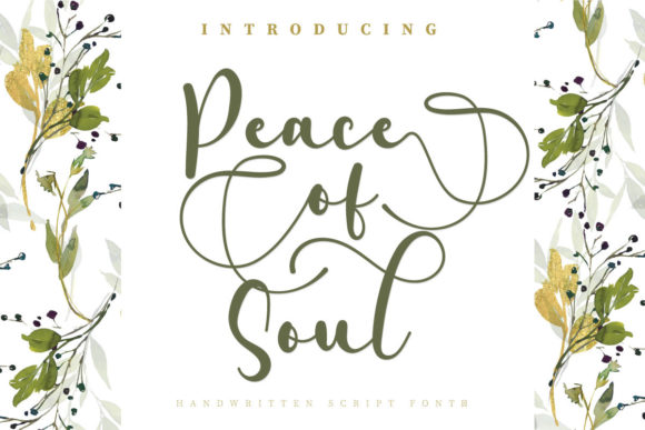 Peace of Soul Font Poster 1