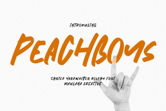 Peachboys Font Poster 1