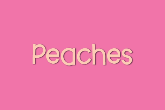 Peaches Font