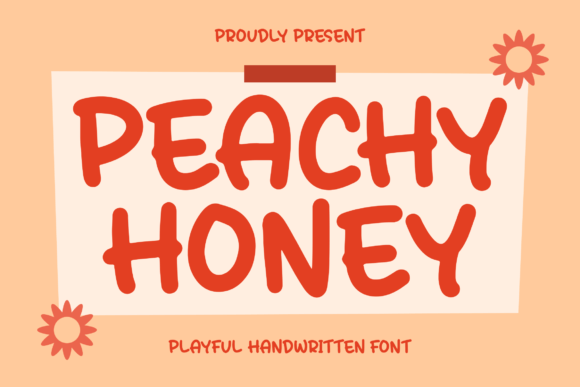 Peachy Honey Font Poster 1