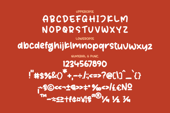 Peachy Honey Font Poster 13