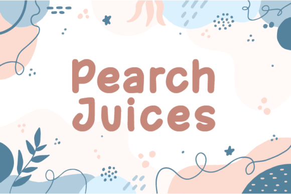 Pearch Juices Font Poster 1