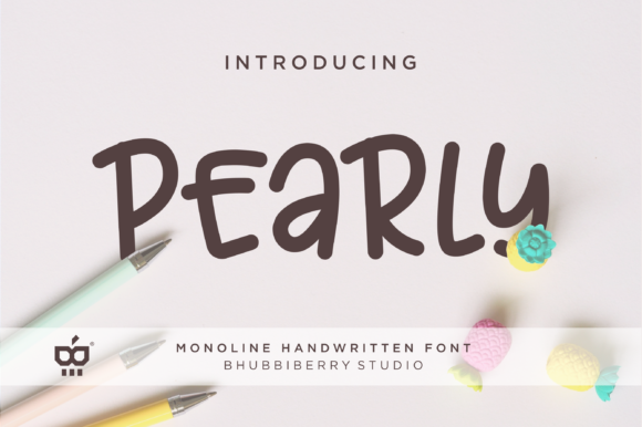 Pearly Font Poster 1