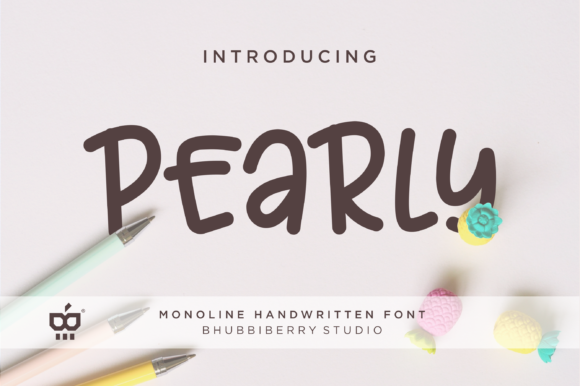 Pearly Font Pearly Font Poster 1