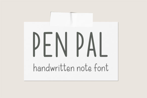 Pen Pal Font Poster 1