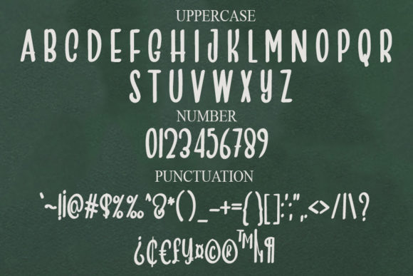 Pencilcase Font Poster 5
