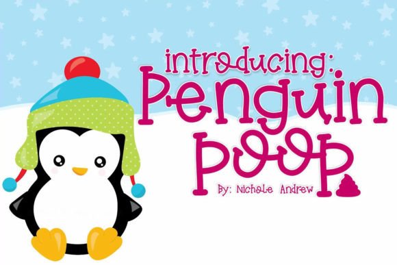 Penguin Poop Font