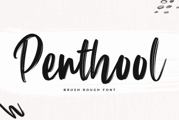 Penthool Font Poster 1