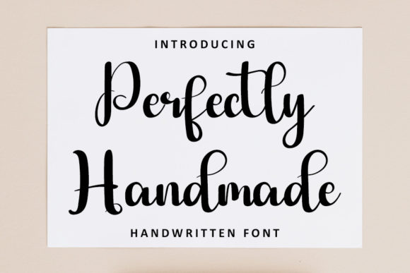 Perfectly Handmade Font Poster 1