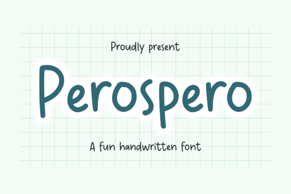 Perospero Font Poster 1