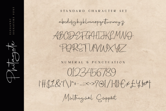 Phitagate Font Poster 12