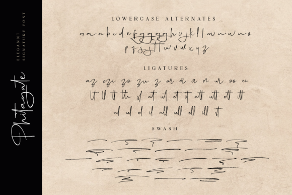 Phitagate Font Poster 13
